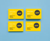 Full colour  business cards printed on premium matte or silk paper – Shoreditch print shop